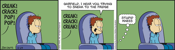 Komiksy garfield - komiks z dnia 29/12/2022