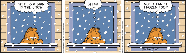 Komiksy garfield - komiks z dnia 07/01/2023