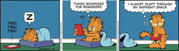 Komiksy garfield - komiks z dnia 10/01/2023