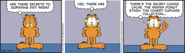 Komiksy garfield - komiks z dnia 30/01/2023