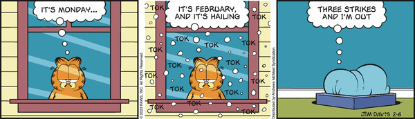 Komiksy garfield - komiks z dnia 06/02/2023