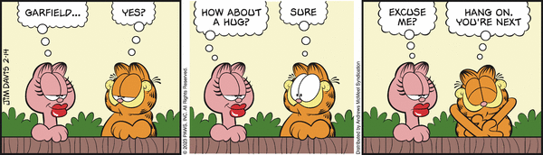 Komiksy garfield - komiks z dnia 14/02/2023