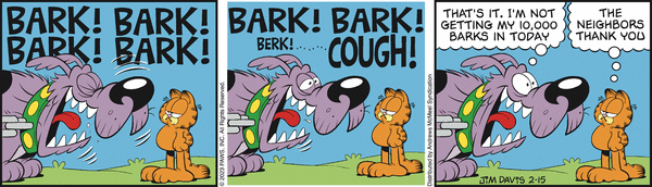 Komiksy garfield - komiks z dnia 15/02/2023
