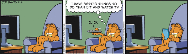 Komiksy garfield - komiks z dnia 21/02/2023