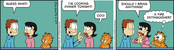 Komiksy garfield - komiks z dnia 24/02/2023