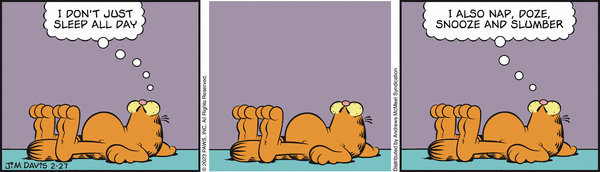 Komiksy garfield - komiks z dnia 27/02/2023