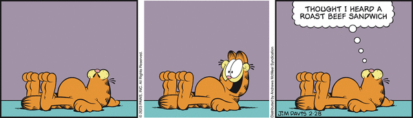 Komiksy garfield - komiks z dnia 28/02/2023