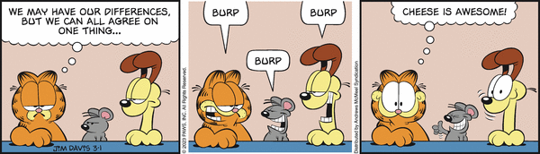 Komiksy garfield - komiks z dnia 01/03/2023