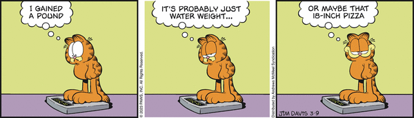 Komiksy garfield - komiks z dnia 09/03/2023