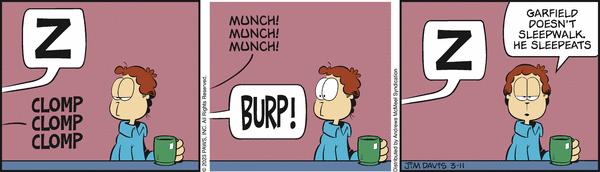 Komiksy garfield - komiks z dnia 11/03/2023