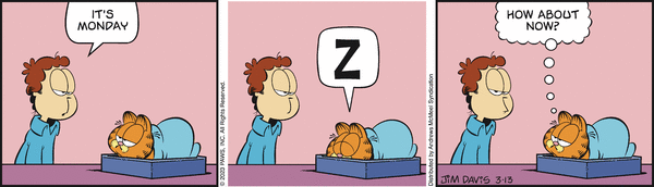 Komiksy garfield - komiks z dnia 13/03/2023