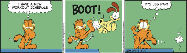 Komiksy garfield - komiks z dnia 22/03/2023