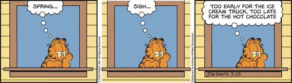 Komiksy garfield - komiks z dnia 23/03/2023