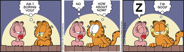 Komiksy garfield - komiks z dnia 24/03/2023