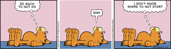 Komiksy garfield - komiks z dnia 03/04/2023