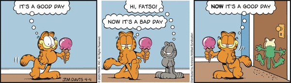 Komiksy garfield - komiks z dnia 04/04/2023