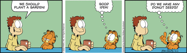 Komiksy garfield - komiks z dnia 11/04/2023