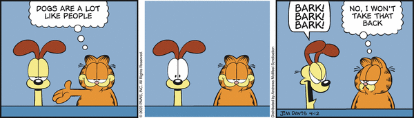 Komiksy garfield - komiks z dnia 12/04/2023