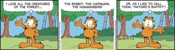 Komiksy garfield - komiks z dnia 13/04/2023