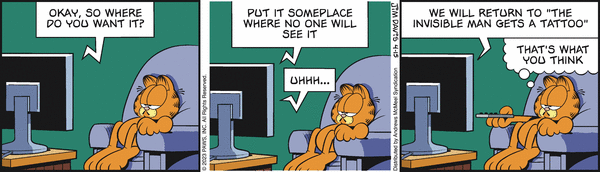 Komiksy garfield - komiks z dnia 15/04/2023