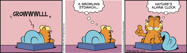 Komiksy garfield - komiks z dnia 17/04/2023