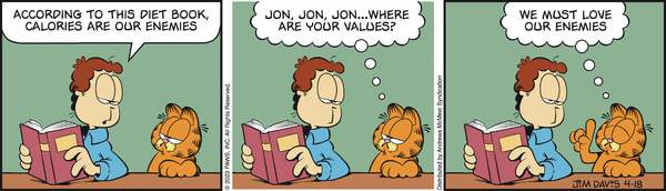 Komiksy garfield - komiks z dnia 18/04/2023