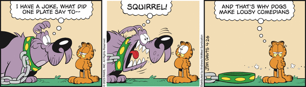 Komiksy garfield - komiks z dnia 26/04/2023