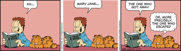 Komiksy garfield - komiks z dnia 27/04/2023