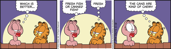 Komiksy garfield - komiks z dnia 19/05/2023