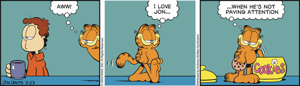 Komiksy garfield - komiks z dnia 23/05/2023