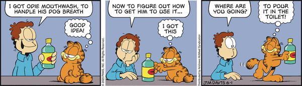 Komiksy garfield - komiks z dnia 01/06/2023