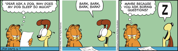 Komiksy garfield - komiks z dnia 07/06/2023