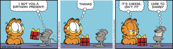 Komiksy garfield - komiks z dnia 16/06/2023